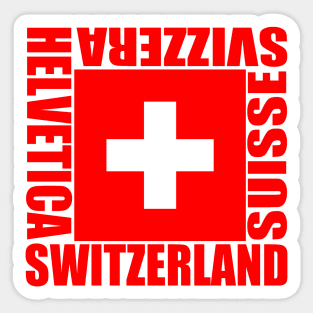 SWITZERLAND Sticker